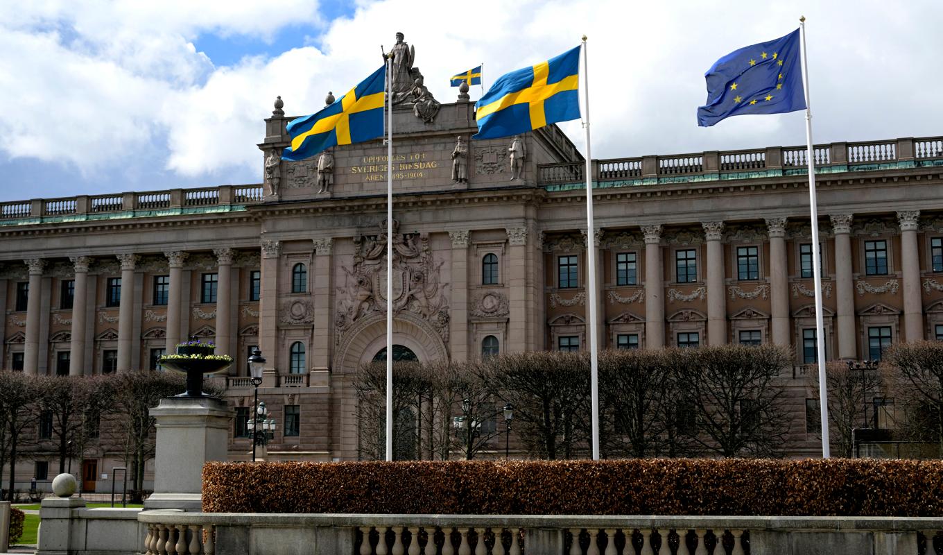Riksdagens kammare ska debattera och rösta om upphävandet på onsdag nästa vecka, enligt planen. Arkivbild. Foto: Janerik Henriksson/TT