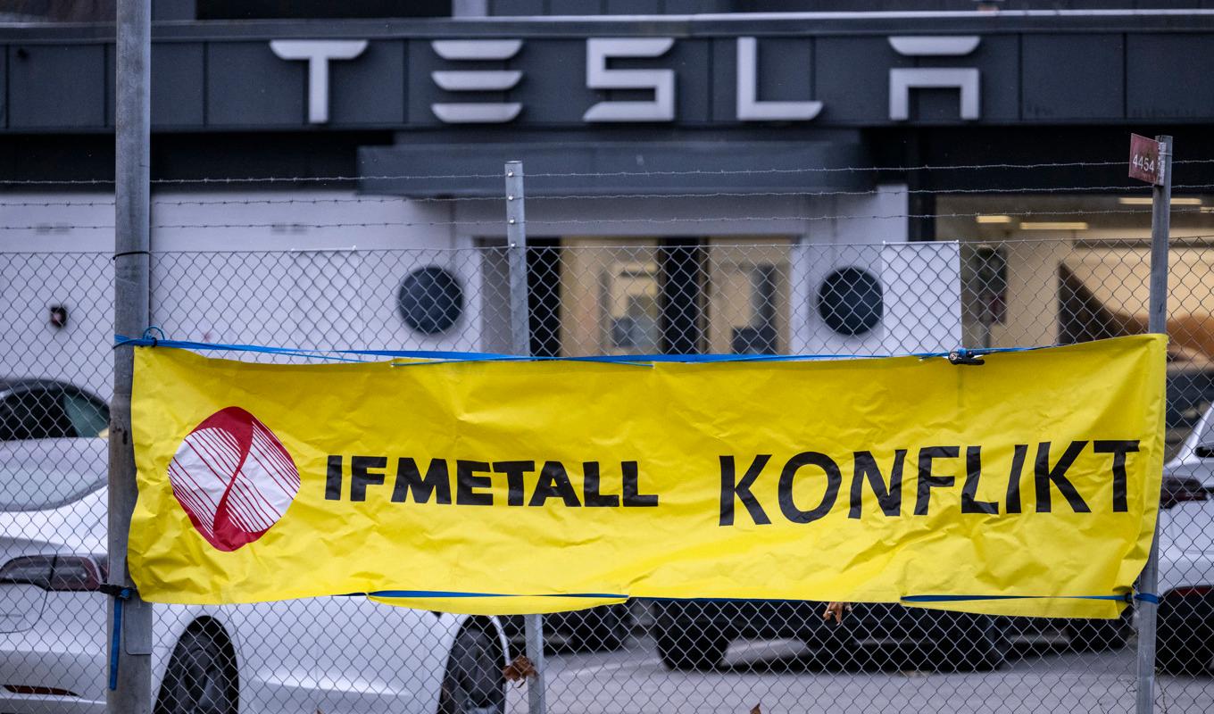 Postnord motsätter sig Teslas krav. Arkivbild. Foto: Johan Nilsson/TT