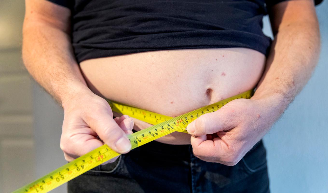 Fetma är ett ökande problem i Sverige. Arkivbild. Foto: NTB/TT