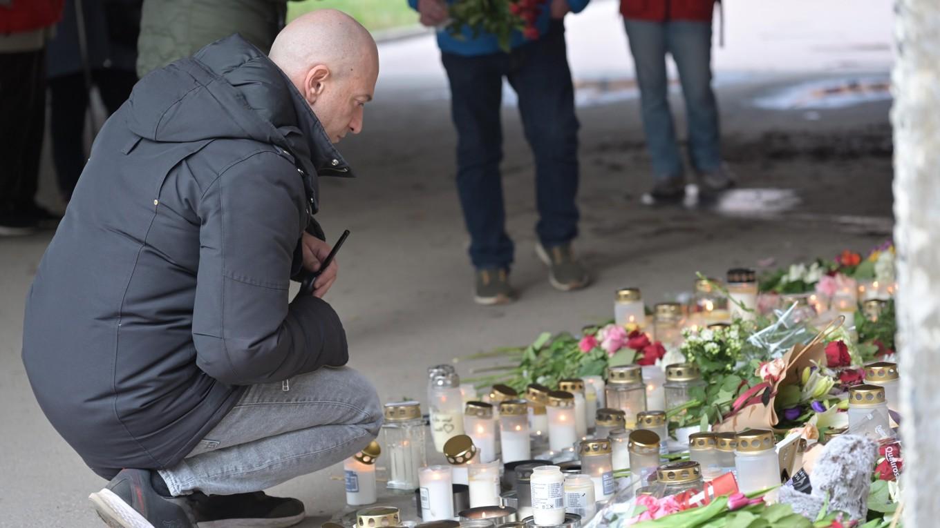 Elias Demir, svåger till 39-årige Mikael som sköts ihjäl i Skärholmen. Foto: Roger Sahlström