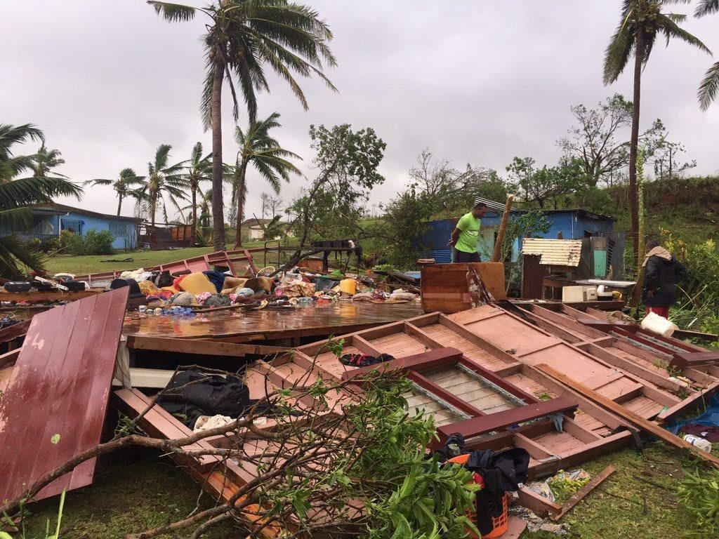 Förödelsen är stor efter i Fiji efter det att orkanen Winston dragit in över landet. (Foto: Naziah Ali/HANDOUT/Reuters/TT)