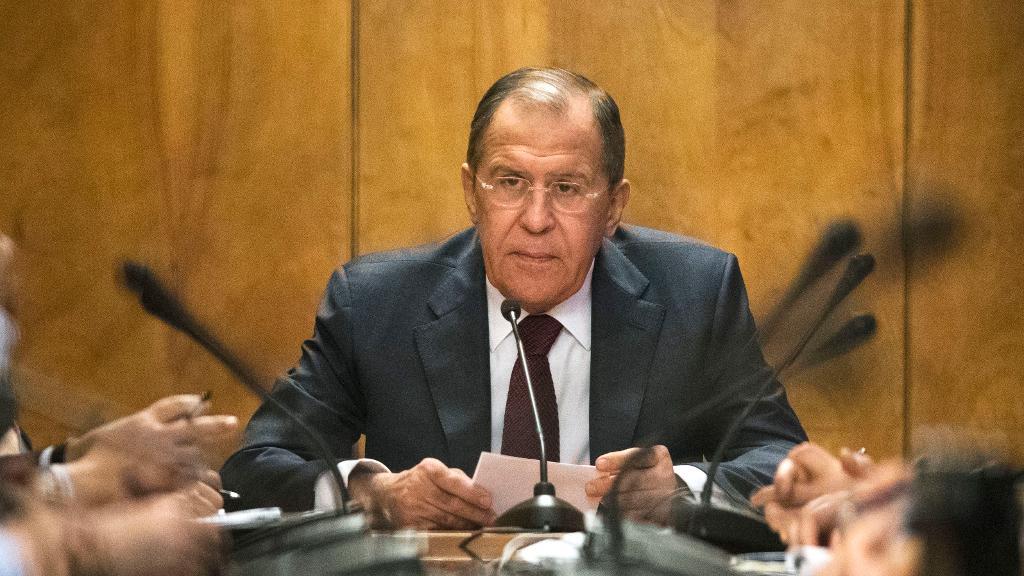 Rysslands utrikesminister Sergej Lavrov. (Foto: Pavel Golovkin/AP/TT-arkivbild)