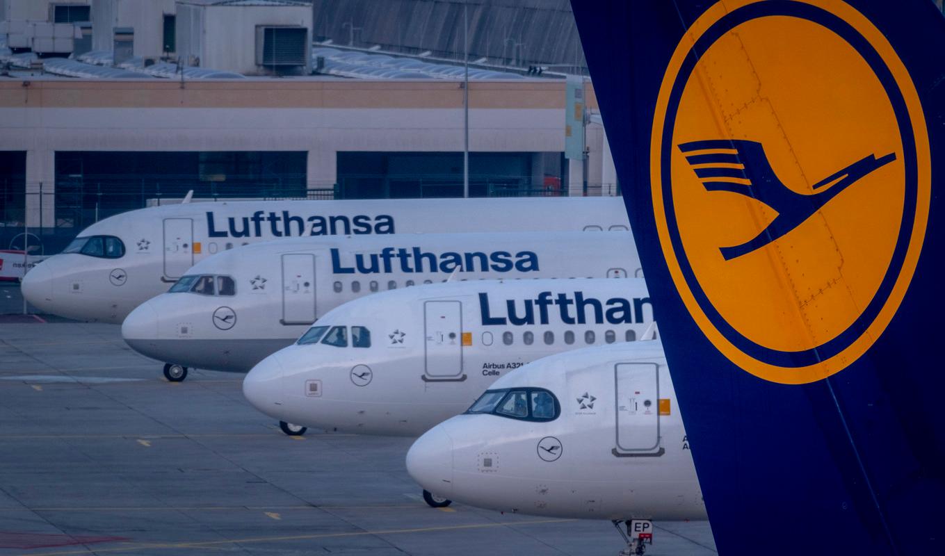 Lufthansa står inför nya strejker i veckan. Arkivbild. Foto: Michael Probst/AP/TT