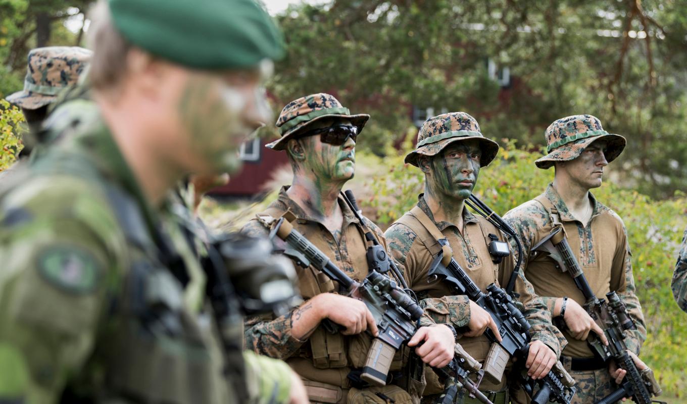 DCA-avtalet ger den amerikanska militären rätt att använda totalt 17 svenska baser över hela landet. Arkivbild. Foto: Mikaela Landeström/TT