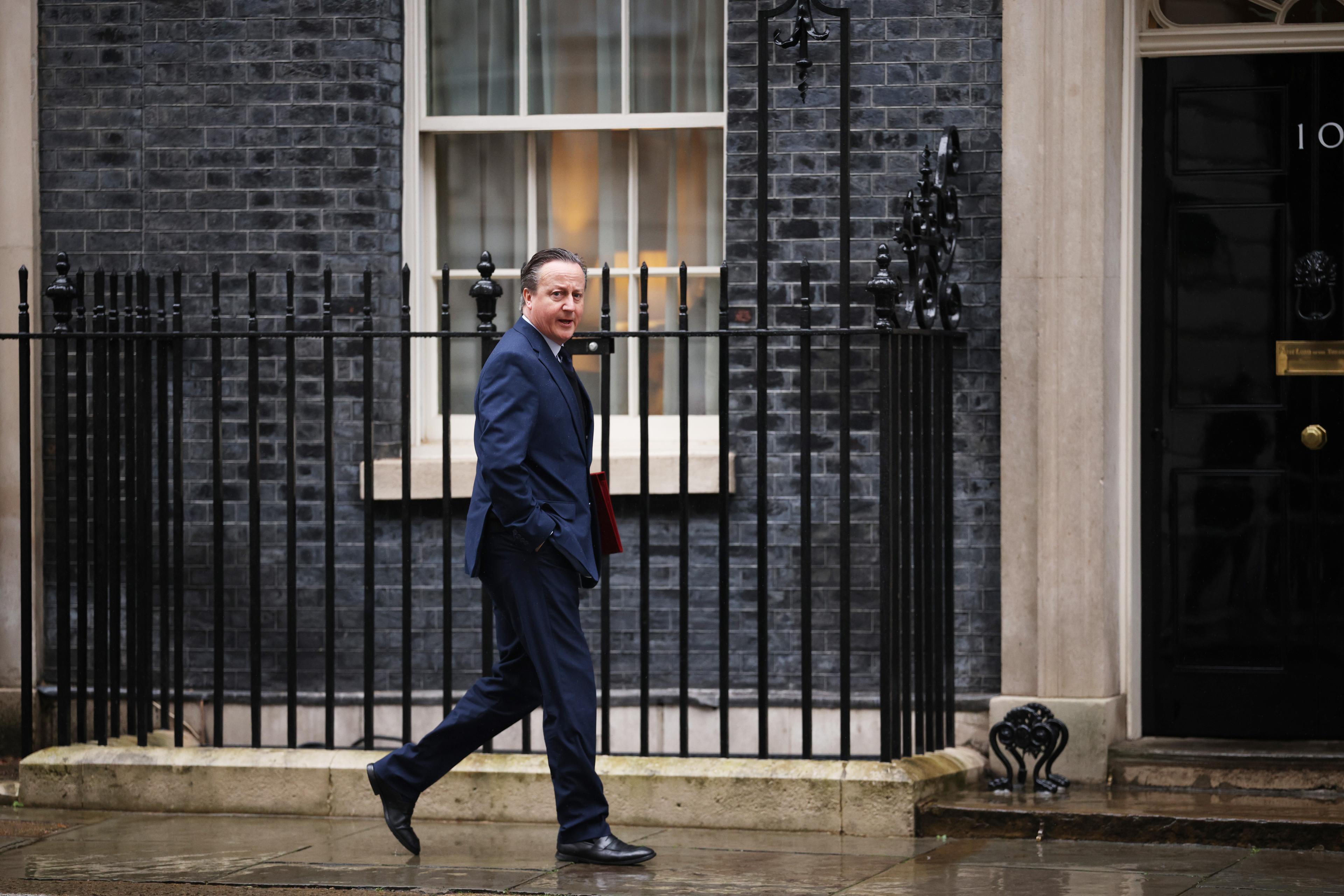 David Cameron, Storbritanniens utrikesminister, fördömer kinesiska cyberattacker mot valkommissionen och parlamentariker. Foto: Dan Kitwood/Getty Images
