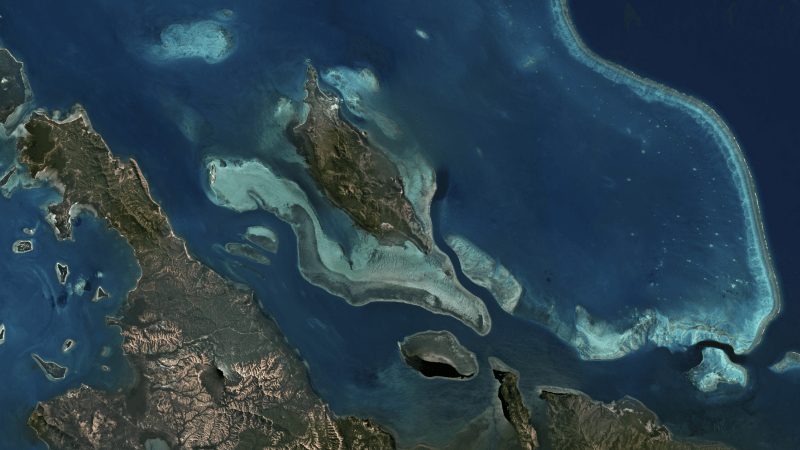 Allen Coral Atlas ger en detaljerad bild av världens korallrev, baserad på högupplösta bilder. Sammanställningar visar nu att mängden korallrev är nästan 25 procent större än tidigare uppskattningar. Foto: Allen Coral Atlas