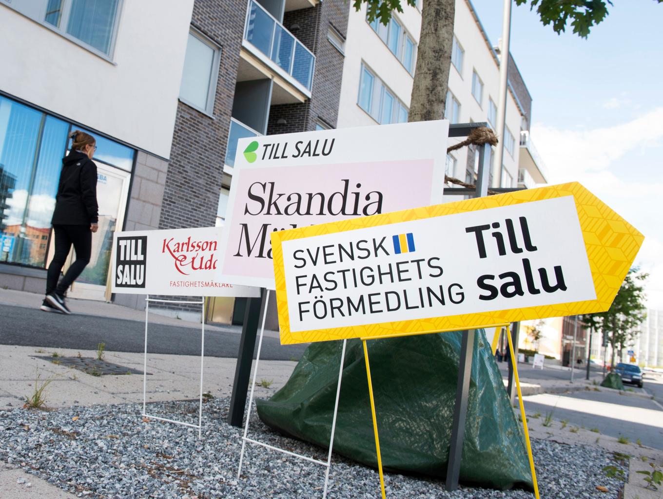 Under första kvartalet 2024 har det varit ökad omsättning och högre aktivitet på bostadsmarknaden. Arkivbild. Foto: Fredrik Sandberg/TT