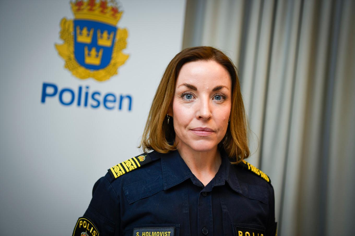 Sofie Holmqvist från Noas utredningsenhet. Foto: Oscar Olsson/TT