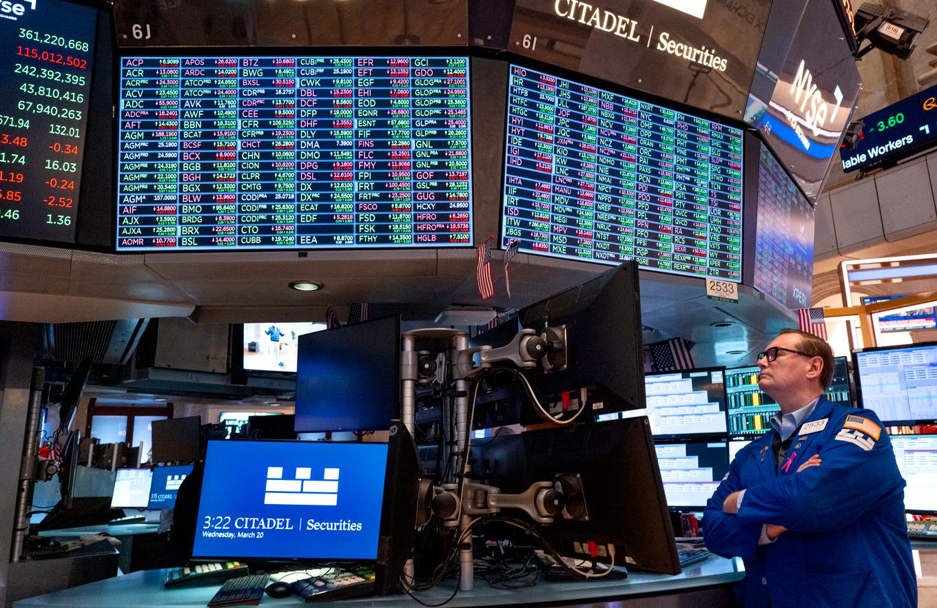 Indexrörelserna var små på börsen i New York på tisdagen. Arkivbilden. Foto: Craig Ruttle/AP/TT