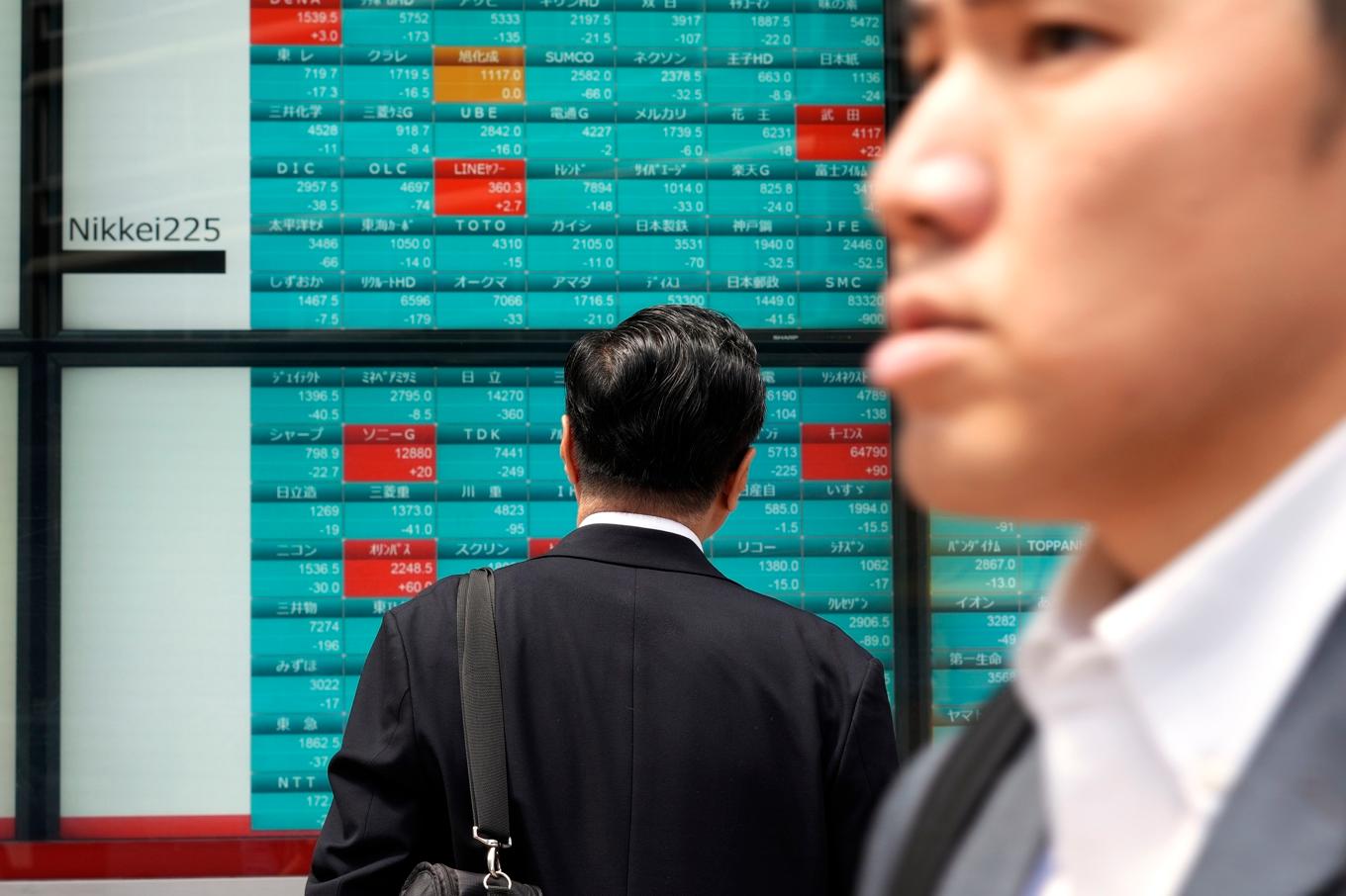 Det var blandad utveckling på de ledande börserna i Asien på tisdagen. Arkivbild. Foto: Eugene Hoshiko/AP/TT