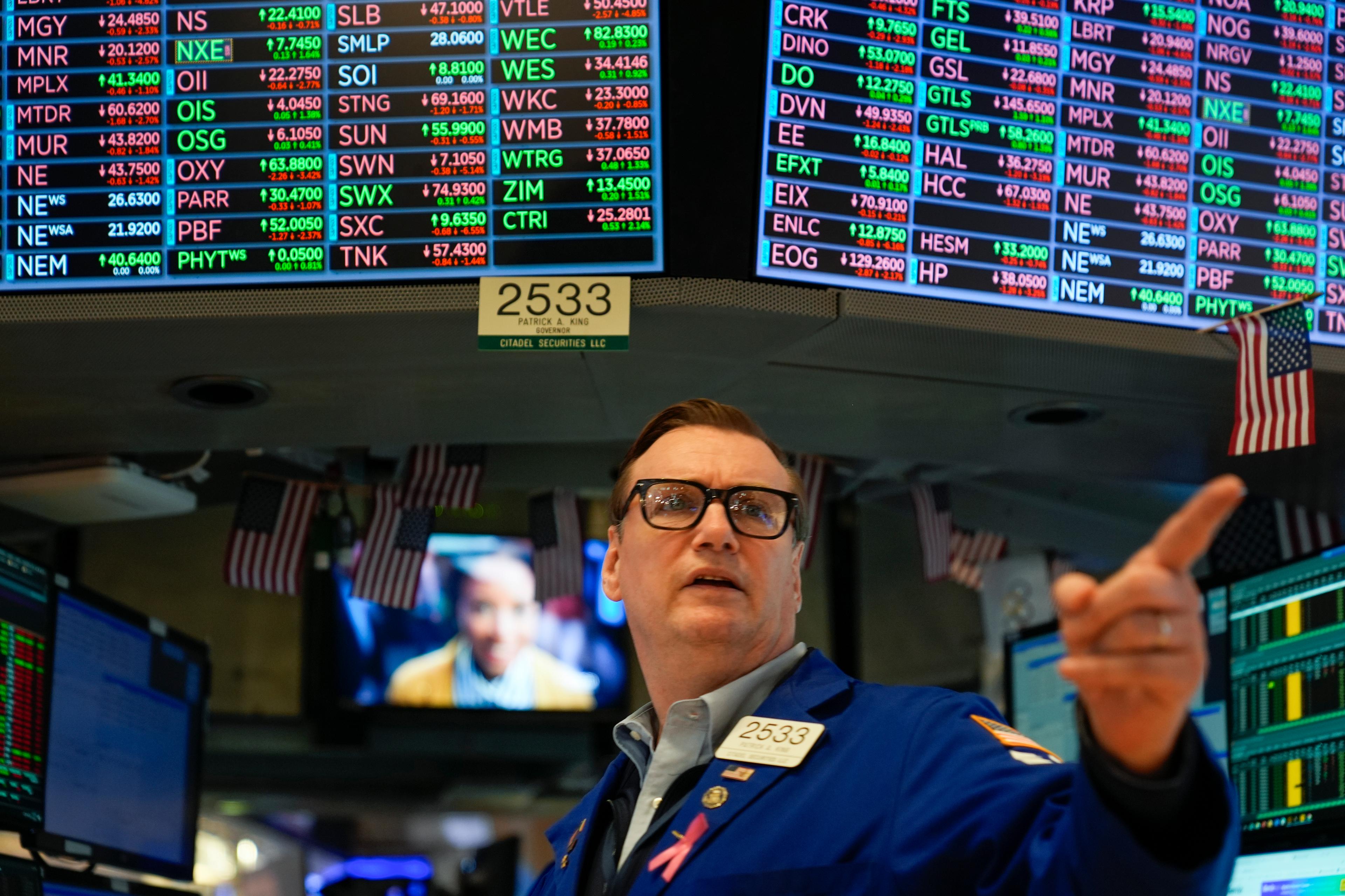 New York-börsen har öppnat för veckans sista handelsdag. Foto: Seth Wenig/AP/TT