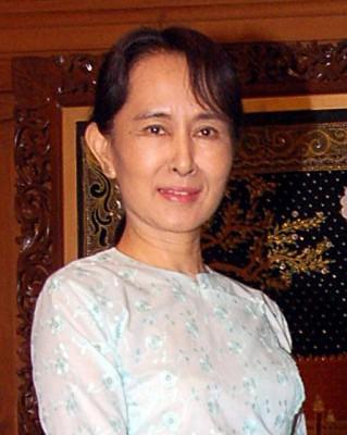 Aung San Suu Kyi fotograferad i november 2007.(AFP PHOTO)