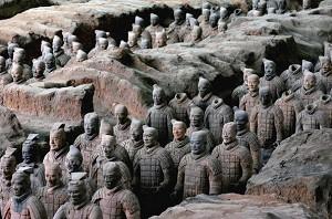 Belgisk forskare hittade 48 sorters mögel på terrakotta-armén. (Foto: China Photos/Getty Images)
