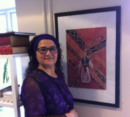 Eslöv, Sverige: Mona Alsalehi, 61, artist/målare
