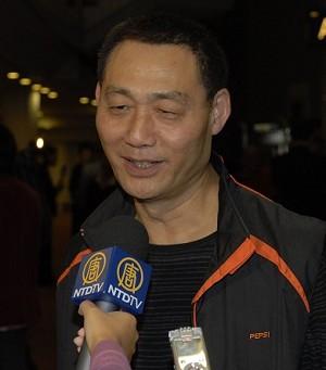 Wan Ming som kom från Kina för en månad sedan talade med Epoch Times om Chinese Spectauclar vid den sista föreställningen i Auckland den 19 april. (Foto: New Tang Dynasty Television)