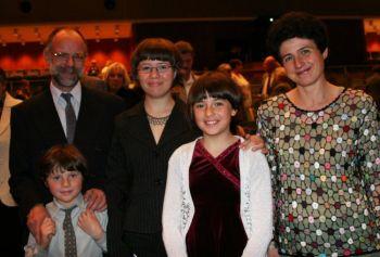 Familjen Mockerl älskade Shen Yuns framträdande i Dresden. (Foto: Maria Zheng/Epoch Times)