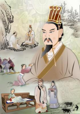 Handynastins kejsare Wen. (Illustration Catherine Chang, Epoch Times)