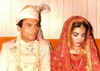 Fauzia gifte sig med Nasim-uz-Zafar Burney, den 1 augusti 1982. Fauzia är en av många kvinnor i familjen som gift in sig i arrangerade äktenskap. (Foto: tillhandahållet av familjen Burney)