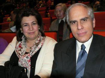 Hans excellens Dimitrios Paraskevopoulos, Greklands ambassadör i Frankrike kom till föreställningen tillsammans med sin fru. (Foto: Hanna L. Szmytko/The Epoch Times)