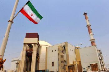 Reaktorbyggnaden vid det rysk-byggda kärnkraftverket i Bushehr i södra Iran. (Foto: Iran International Photo Agency via Getty Images) 
