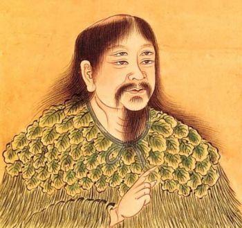 Porträtt av Cang Jie. (Foto: Wikimedia Commons)