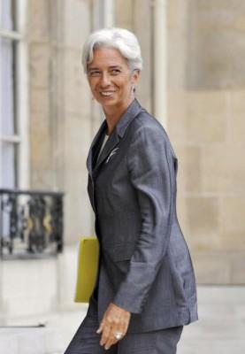 Frankrikes finansminister Christine Lagarde har all anledning att le. (Gerard Cerles/AFP/Getty Images)