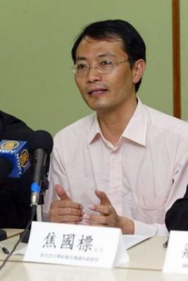 Jiao Guobiao, före detta högskolelektor på journalist- och kommunikationsskolan vid universitetet i Peking. (Wu Lianyou/ Epoch Times)
