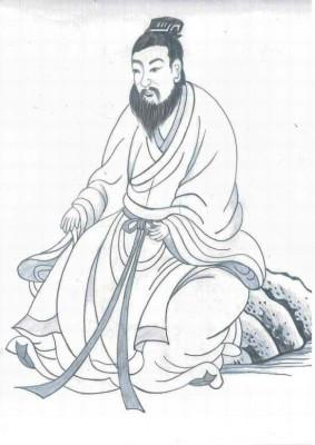 Du Ruhui var en av de två mest firade ministrarna i Tangdynastin, han avgjorde vilka ärrenden som var bäst. (Illustratör: Yeuan Fang, Epoch Times)