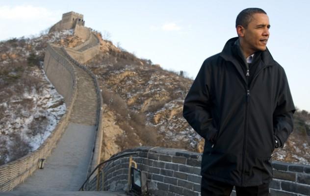 USA:s president Barack Obama tog upp den känsliga frågan om internetcensur vid Kinabesöket, men det censurerades av kinesisk media. (Foto: AFP)