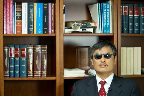 Chen Guangcheng, kinesisk människorättsaktivits och måltavla för den ökända 610-byrån, i Washington den 

