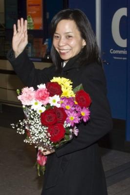 Shen Yun Performing Arts International Company lämnade Europa via London Heathrows flygplats den 16:e april. (Foto:Simon Gross/Epoch Times)