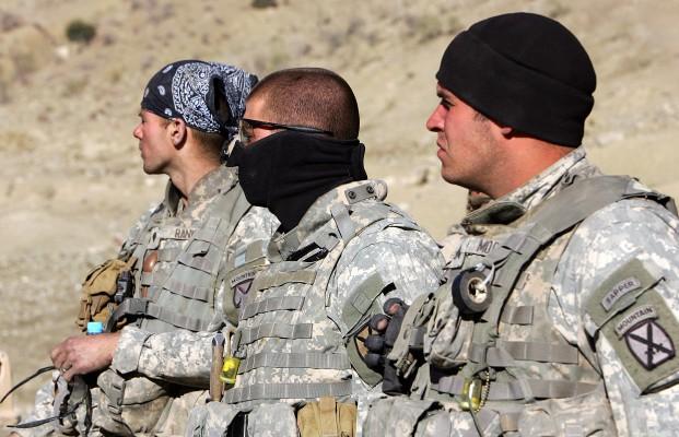 AFGANISTAN, Bergen: Amerikanska Nato-styrkor stationerade i Afganistan. (Foto: AFP / John D Mchugh)
