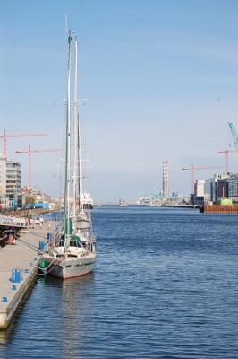 Den nyrenoverade hamnen i Dublin. (Foto: Martin Murphy Epoch Times)