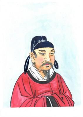 Fang Xuanling var en mycket respekterad kansler under Tangdynastins era, han sågs som en förebild. (Illustratör: Kiyoka Chu, Epoch Times)