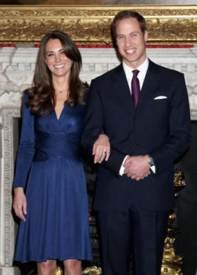 Prins William och Kate Middleton poserar för fotografer på St. James palatset den 16 november 2010, i London, Storbritannien. (Foto: Chris Jackson/Getty Images) 