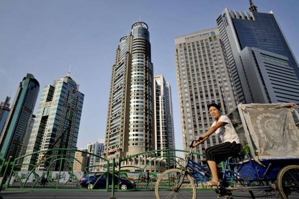 Pudongs skyline – Shanghais finansdistrikt. (Foto: Philippe Lopez / AFP / Getty Images)
