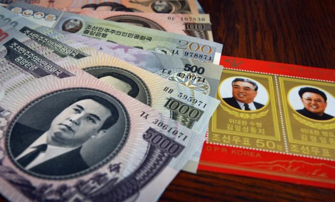 Nordkoreas valuta. Hur utgången av de senaste FN-sanktionerna blir beror till stor del på Kinas samarbete. (Foto: Mark Ralston/AFP/Getty Images)