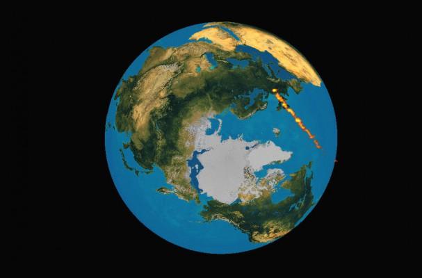Gaia-hypotesen föreställer sig vår jord som en självreglerande varelse som lever och andas. (Foto: NASA/UNIVERSITY OF IOWA)