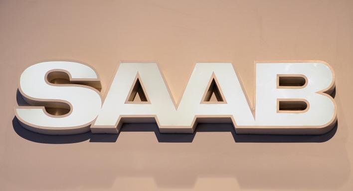 Saab divisionens logo hos General Motors i Nordamerika (Foto: Stan Honda / AFP Photo)