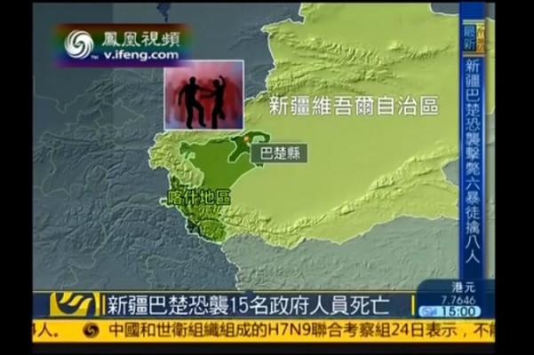 Skärmdump av ett nyhetsinslag på Hongkongbaserade Phoenix TV (Skärmdump via Epoch Times).