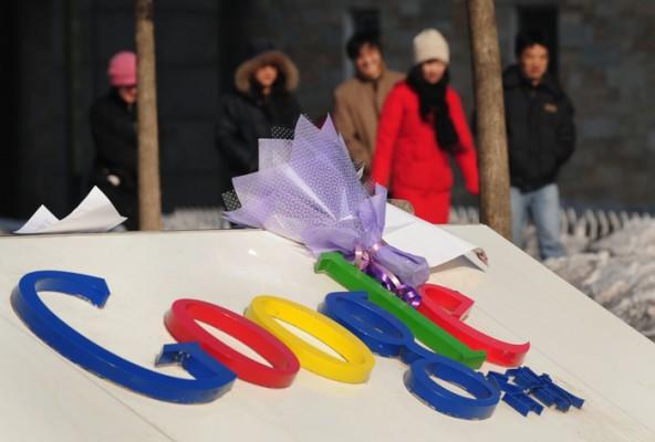 Eftersom intrång gjorts i många människorättsaktivisters e-postkonton, stängde Google sin censurerade sökmotor i Kina i mars. (Foto: Liu Jin / AFP) 
