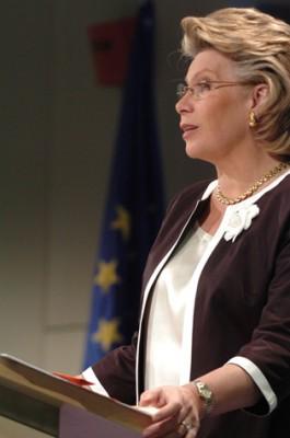 Viviane Reding, EU:s ansvarige för informationssamhälle och media. (Foto: CE/EC/Berlaymont)