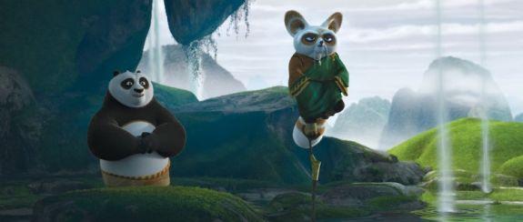 Shifu lär Po värdet av inre frid i filmen Kung Fu Panda 2 (Foto: DreamWorks Animation).