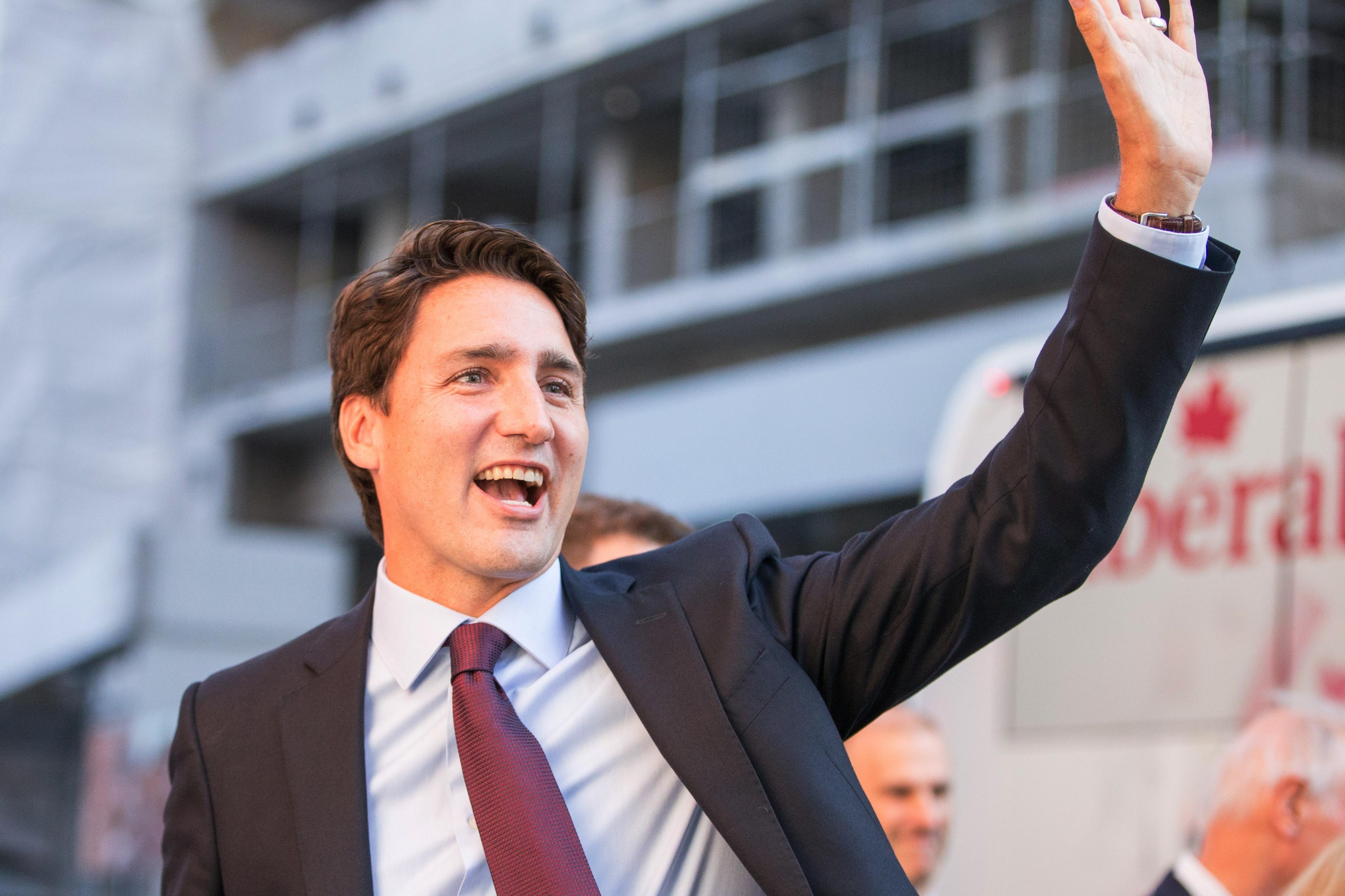 Den 44-årige Justin Trudeau valdes till ny premiärminister i Kanada. (Foto: Geoff Robins/AFP/Getty Image)