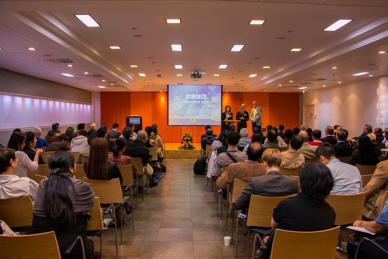 På onsdag 25 november håller Epoch Forum ett event med fokus på kommersiella fastigheter och investeringar. På bilden syns ett tidigare Epoch Forum-event från september 2014. (Foto: Epoch Times Sverige)