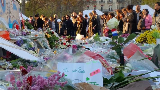 Place de la République den 18 november 2015. (Foto: David Vives/Epoch Times)