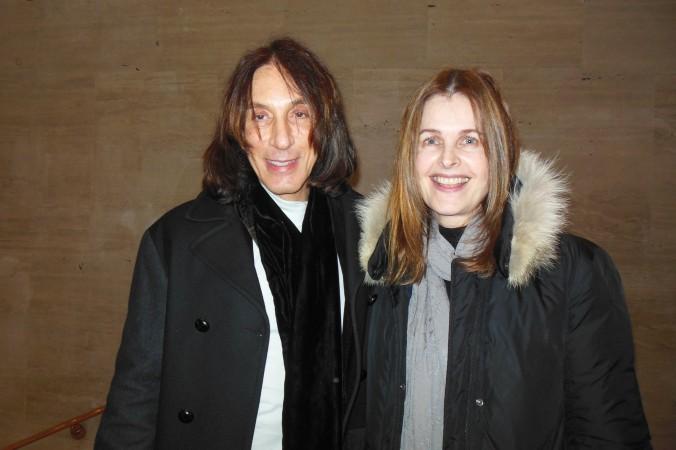 Hårstylisten Edward Tricomi och hans fru Deborah såg Shen Yun Performing Arts på Lincoln Center i New York den 16 januari. (Foto: Sherry Dong /Epoch Times)