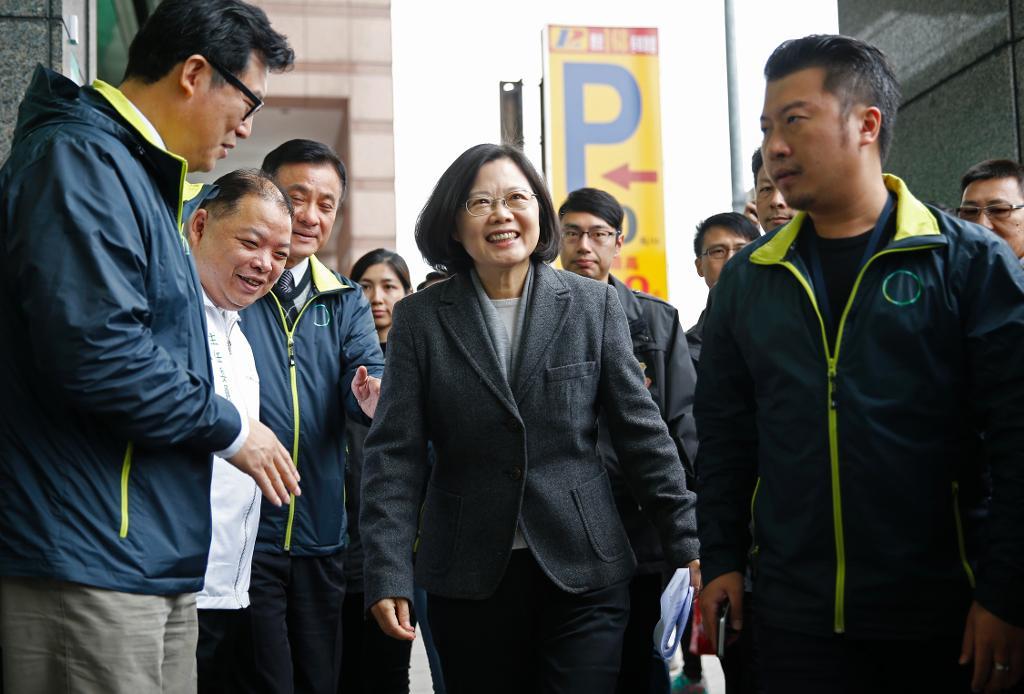 Oppositionsledaren Tsai Ing-Wen väntas bli Taiwans nästa president. (Foto: Wally Santana/AP/TT-arkivbild)