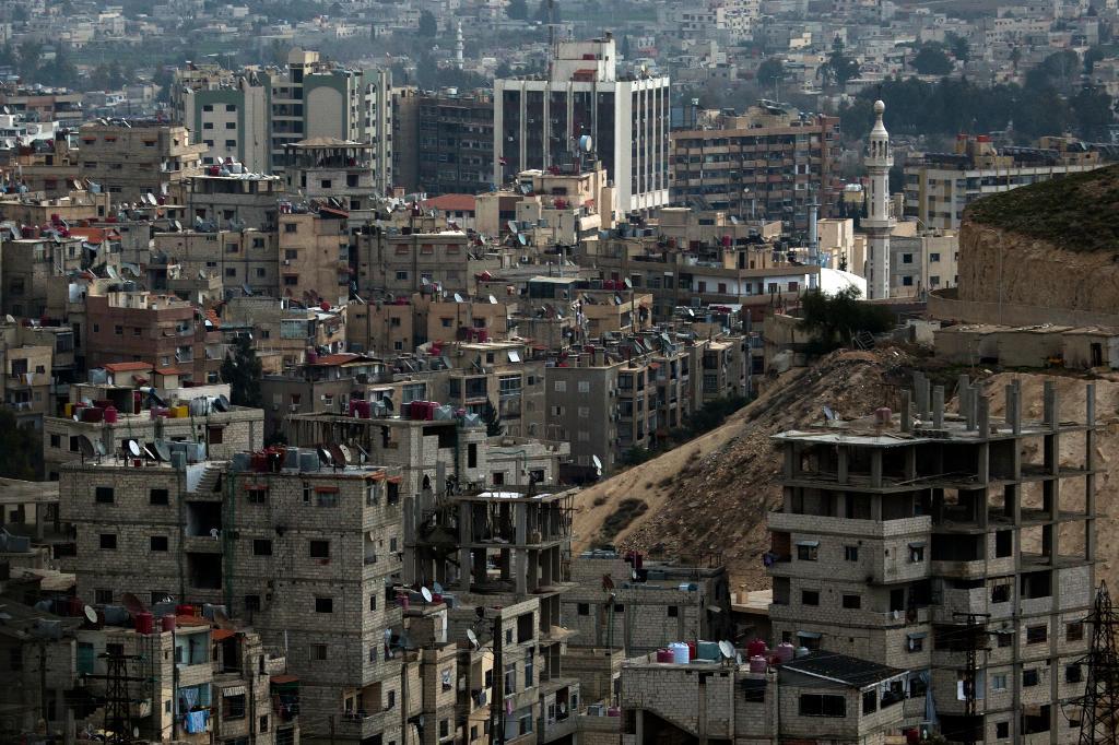 Vy över Syriens huvudstad Damaskus. (Foto: Pavel Golovkin /AP/TT-arkivbild)