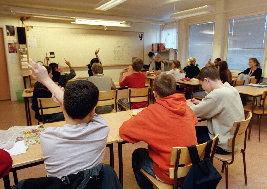 Antalet elever i grundskolan ökar och är nu uppe i drygt 985 000, enligt siffror från Skolverket. (Foto: Erik G Svensson -arkivbild)
